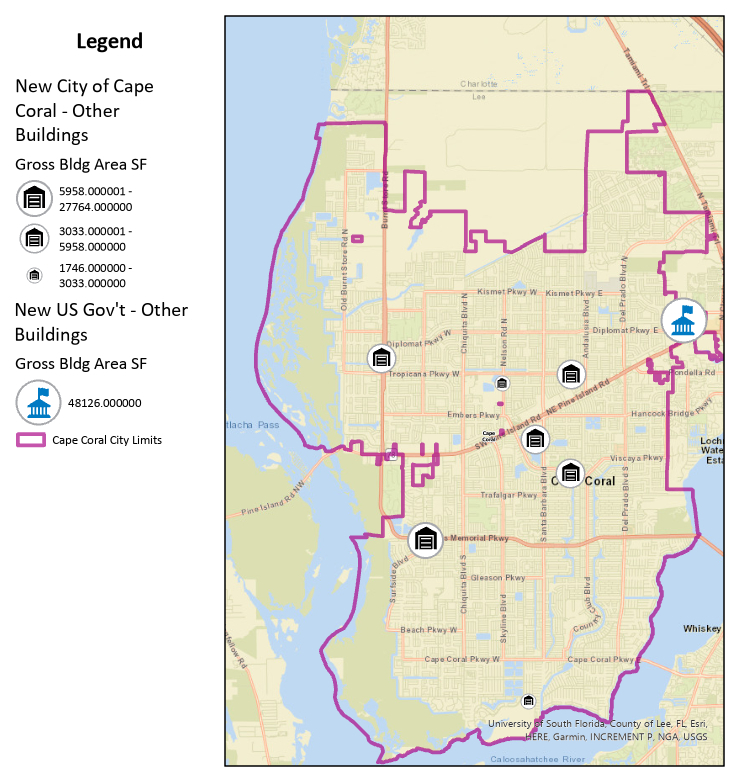 New Government Buildings map